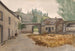 Boerderijplein met boerderij - Nicaise De Keyser — weergave van het kunstwerk
