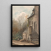 Landschap met een huis 3 - Nicaise De Keyser — ingelijst kunstwerk aan de muur