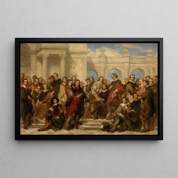 Schilders en graveurs - Nicaise De Keyser — ingelijst kunstwerk aan de muur
