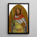 Saint Sigismond - Niccolò di Pietro Gerini — ingelijst kunstwerk aan de muur