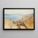 Route d'Horokiwi en richting Paekakariki - Nicholas Chevalier — ingelijst kunstwerk aan de muur