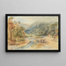 Ruisseau Tarohonga, route de Rimutaka - Nicholas Chevalier — ingelijst kunstwerk aan de muur