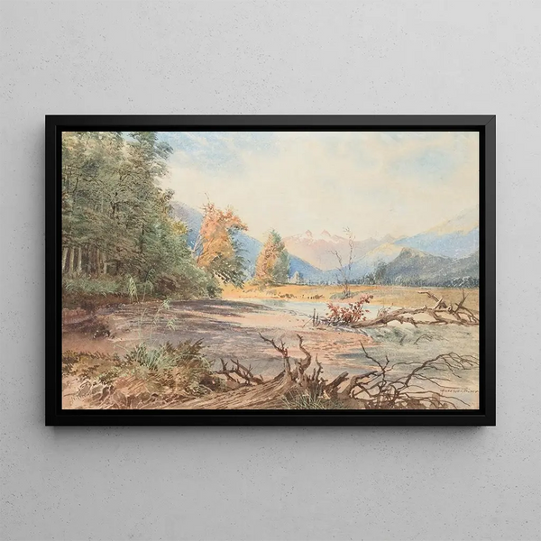 Nicholas Chevalier - Upukerora River.webp