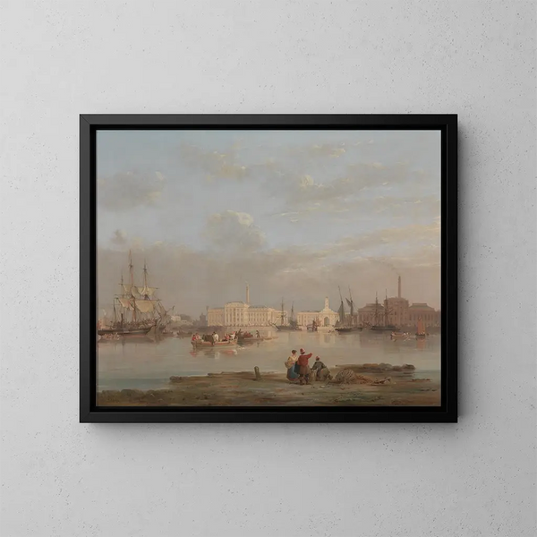 Het bevoorradingsbureau van Plymouth - Nicholas Condy — ingelijst kunstwerk aan de muur