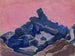Cliff blauw - Nicholas Roerich — weergave van het kunstwerk