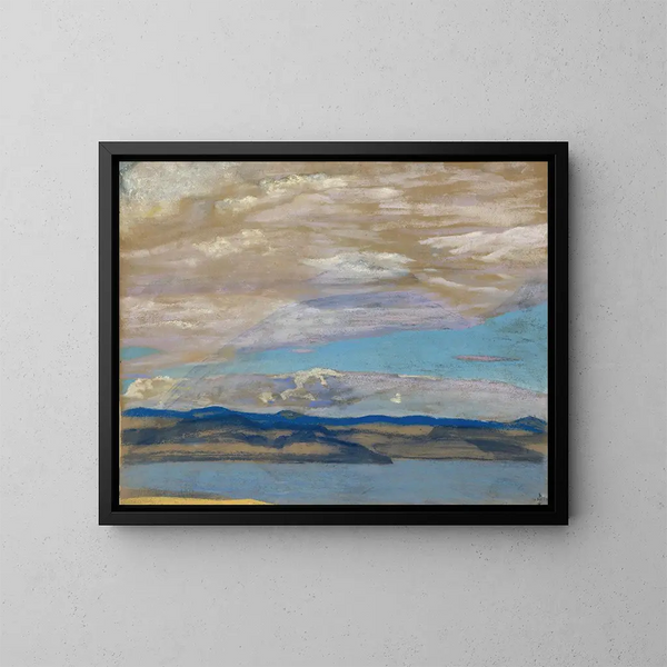 Islands - Nicholas Roerich — framed artwork on a wall