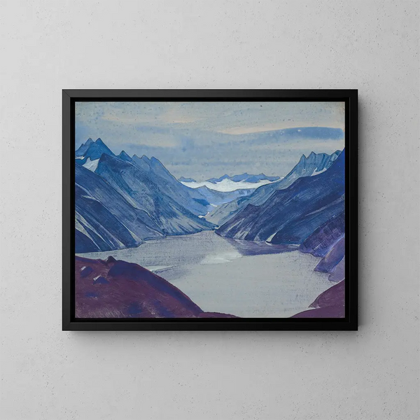 Lac Nag - Nicholas Roerich — framed artwork on a wall