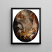 Mars en Venus verrast door de goden - Niccolò Bambini — ingelijst kunstwerk aan de muur