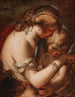 Venus en Liefde met een putto - Niccolò Bambini — weergave van het kunstwerk