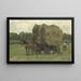 Hooiwagen - Nicolaas Bastert — ingelijst kunstwerk aan de muur