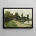 in de buurt van Breukelen aan de Vecht - Nicolaas Bastert — ingelijst kunstwerk aan de muur