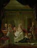 portret van Aernout van Beeftingh, zijn echtgenote Jacoba Maria Boon en hun kinderen - Nicolaas Muys — weergave van het kunstwerk