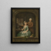 portret van Robert Muys en zijn echtgenote Maria Nozeman - Nicolaas Muys — ingelijst kunstwerk aan de muur