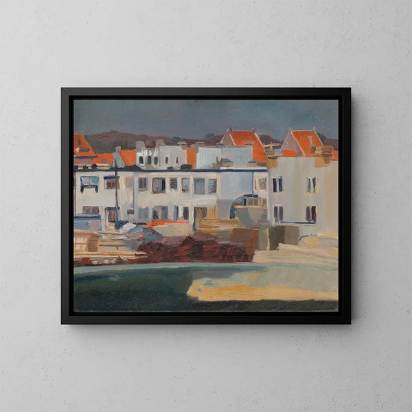 Betondorp en construction - Nicolaas Pieneman — framed artwork on a wall