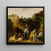 Hippocrate die Démocrite bezoekt - Nicolaes Moeyaert — ingelijst kunstwerk aan de muur