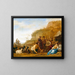 Laban op zoek naar zijn goden - Nicolaes Moeyaert — ingelijst kunstwerk aan de muur