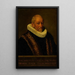 Portrait d'Henricus van Zijl 1545-1627 - Nicolaes van Borculo — ingelijst kunstwerk aan de muur