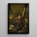 Christian IV aan boord van zijn vlaggenschip de Trinité - Nicolai Abildgaard — ingelijst kunstwerk aan de muur