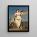 Jurisprudence Allegorical figure - Nicolai Abildgaard — framed artwork on a wall