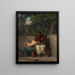 De Griekse dichter Anacréon en Bathyll - Nicolai Abildgaard — ingelijst kunstwerk aan de muur