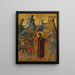 De Christus die het kruis draagt - Nicolaos Tzafouris — ingelijst kunstwerk aan de muur