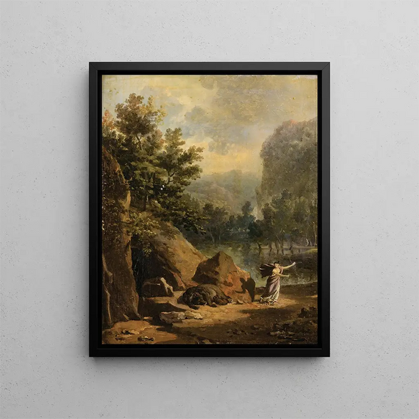 NicolasAntoine Taunay - The Bearess A Frightened Young Lady.webp