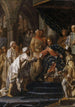 Saint Louis recevant de boodschappers van de Oude van de Berg - Nicolas-Guy Brenet — weergave van het kunstwerk