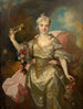 Portret van Marie-Antoinette Hereford - Nicolas de Largillierre — weergave van het kunstwerk