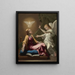 Annunciatie - Nicolas Poussin — ingelijst kunstwerk aan de muur