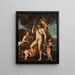 Bacchus Apollon - Nicolas Poussin — ingelijst kunstwerk aan de muur