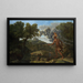 Orion blinde die op zoek is naar de opkomende zon - Nicolas Poussin — ingelijst kunstwerk aan de muur