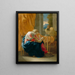 De Heilige Familie - Nicolas Poussin — ingelijst kunstwerk aan de muur