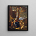 De Heilige Familie met Sint-Jan de Doper - Nicolas Poussin — ingelijst kunstwerk aan de muur