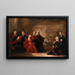 Allegorie van de verloving van Lodewijk XV met de infante Marie-Anne-Victoire van Spanje - Nicolas de Largillière — ingelijst kunstwerk aan de muur