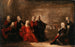 Allegorie van de verloving van Lodewijk XV met de infante Marie-Anne-Victoire van Spanje - Nicolas de Largillière — weergave van het kunstwerk