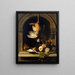 Perdrix rouge dans une niche - Nicolas de Largillière — ingelijst kunstwerk aan de muur