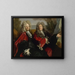 Portret van twee schepenen in functie in 1702 - Nicolas de Largillière — ingelijst kunstwerk aan de muur
