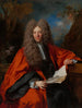 portret van Charles-Éléonor Aubry Marquis de Castelnau - Nicolas de Largillière — weergave van het kunstwerk