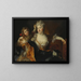 Portret van Marguerite-Élisabeth Forest de Largillière en haar zoon Nicolas - Nicolas de Largillière — ingelijst kunstwerk aan de muur