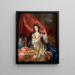 Portret van een vrouw - Nicolas de Largillière — ingelijst kunstwerk aan de muur