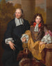 Portret van een jonge man en zijn leraar - Nicolas de Largillière — weergave van het kunstwerk