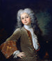 portret van een jonge man met een pruik - Nicolas de Largillière — weergave van het kunstwerk