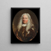 Portret van generaal Bardo Bardi Magalotti - Nicolas de Largillière — ingelijst kunstwerk aan de muur
