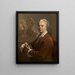 Zelfportret - Nicolas de Largillière — ingelijst kunstwerk aan de muur