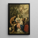 La Sainte Famille avec Saint Jean-Baptiste - Nicolas de Liemaker — ingelijst kunstwerk aan de muur