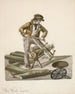 De houtzaagmachine - Nicolino Calyo — weergave van het kunstwerk
