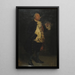 Fumeur - Nicolás Alperiz — ingelijst kunstwerk aan de muur