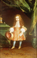 Portret van het kind Joaquín Manuel Fernández de Santa Cruz - Nicolás Rodríguez Juárez — weergave van het kunstwerk