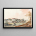 Vue du Moulin à Vent près de Bolligen - Niklaus Sprüngli — framed artwork on a wall