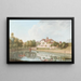 Vue de la maison rouge près d'Ostermundigen - Niklaus Sprüngli — framed artwork on a wall